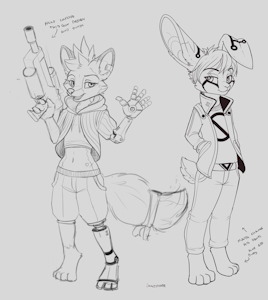 Random Sketch characters