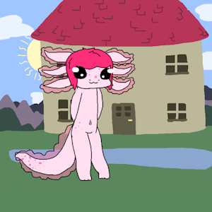 An Axolotl!