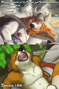 Supporter exclusive art, January 2019