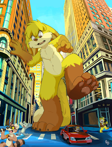 The Careful Giant Fox