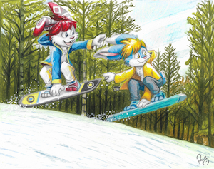 Snowboarding