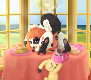 Daily Fuzzybunny 6/ warm milk and coffee