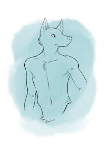 HalfBody Sketch By GoldenForehead
