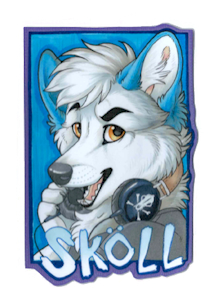 Sköll Badge by Kashmere