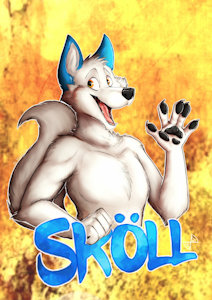 Sköll Badge by Kaotikjuju