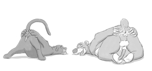 Baloo and Bagheera