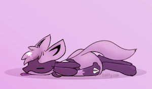 sleepy blep