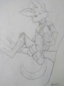Charcoal and graphite woof