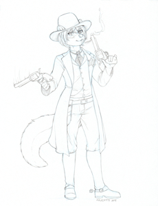 [CM] CyanideDieci Ferret Rough Sketch