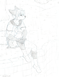 [CM] Kelix Seifuku Rough Sketch