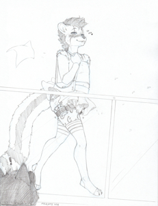 [CM] Sigma's Windy Skirt Rough Sketch
