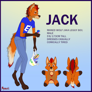 Leggy Boi - clothed (ref sheet)