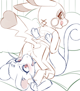 Pika-libre x Violet the Ratatta