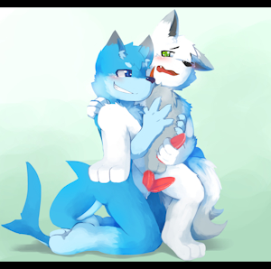 COMMISSION for WolfSharkReina