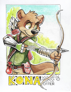 BLFC badge: Kona Otter