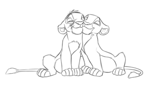 Simba and Nala