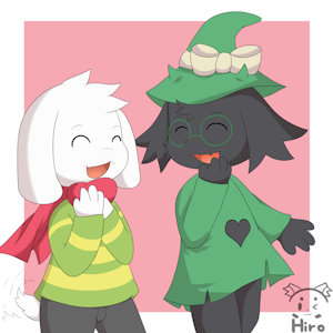 Asriel and Ralsei