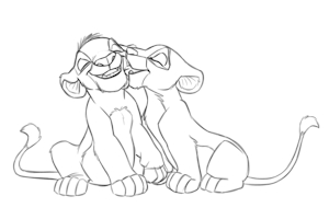 Simba and Nala