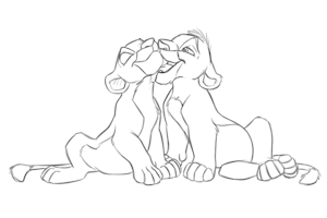 Simba and Nala