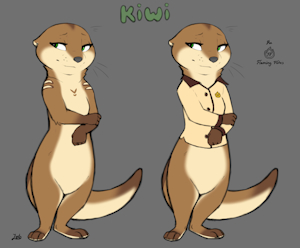Kiwi the Room Service Otter