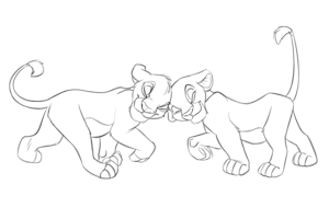 Simba and Nala