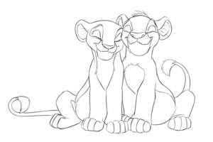 Simba and Nala