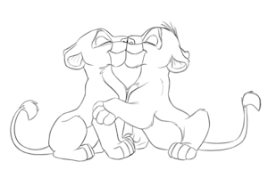 Simba and Nala