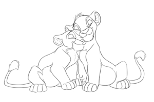 Simba and Nala