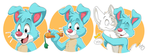 Kami Rabbit Stickers