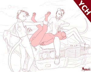 Over The Hood (YCH FIXED PRICE)