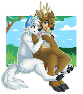 "cute hug" by citrinelle