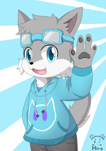 A cute Wolf (Commission)