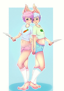 Two bunnies