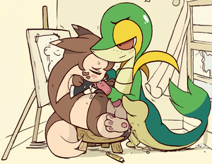 snivy X A random Furre