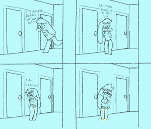 DOOR STUCK