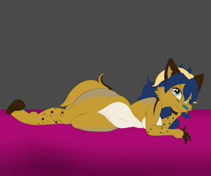 sparky, my most elaborate GIF at the moment, oc's commission for Donyakavetta