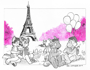 #Inktober2019 WorldTour Day 6: France