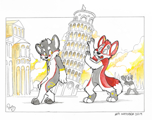 #Inktober2019 WorldTour Day 9: Pisa