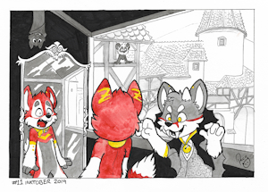 #Inktober2019 WorldTour Day 11: Transylvania