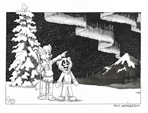 #Inktober2019 WorldTour Day 14: Finland