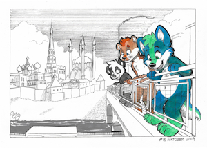 #Inktober2019 WorldTour Day 15: Russia