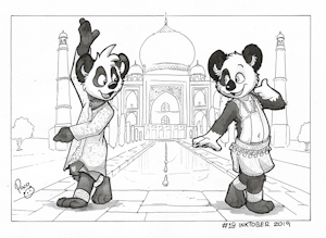 #Inktober2019 WorldTour Day 18: India