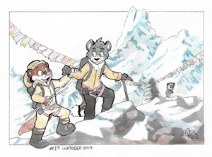 #Inktober2019 WorldTour Day 19: Nepal