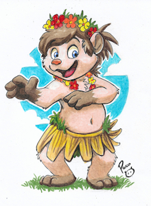 Hula Dancer Bobby