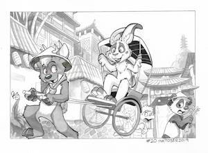 #Inktober2019 WorldTour Day 20: China