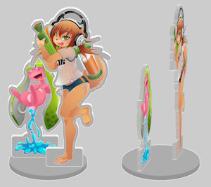 Rocketgirl Splatoon Acrylic Standy Concept