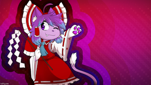 Kaitty Reimu Wallpaper