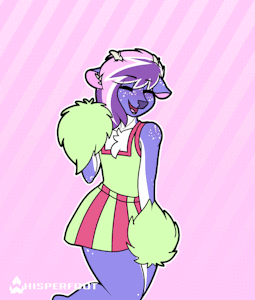 (Animated) Deer Berry Cheerleading