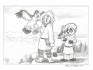#Inktober2019 WorldTour Day21: Mongolia