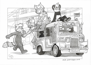 #Inktober2019 WorldTour Day23: Philippines